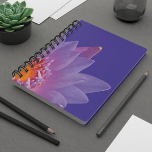 Notebook Source |  Lotus Spiral Notebook | Purple